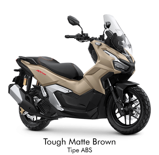 Motor honda adv, tough matte brown abs.