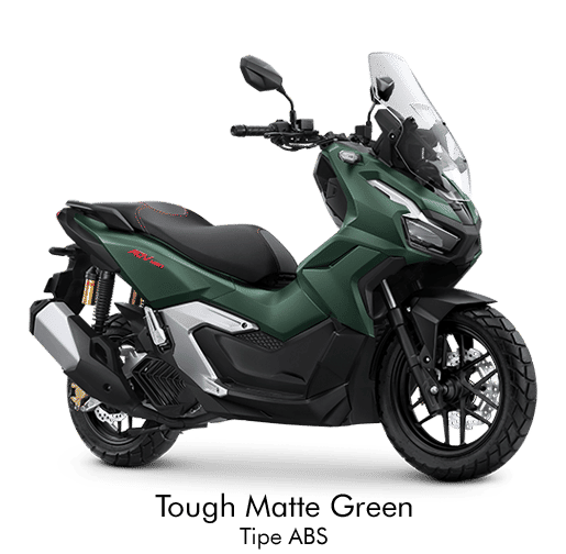 Motor honda adv, tough matte green abs.