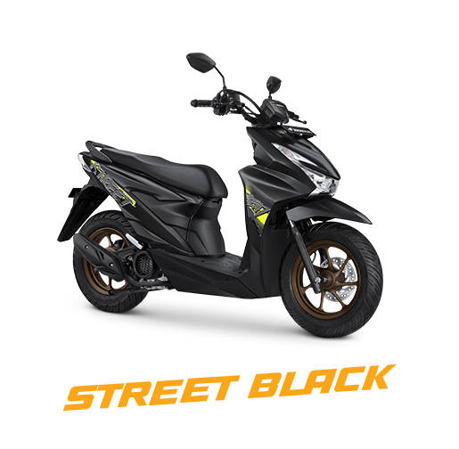 Motor honda beat street,street black.