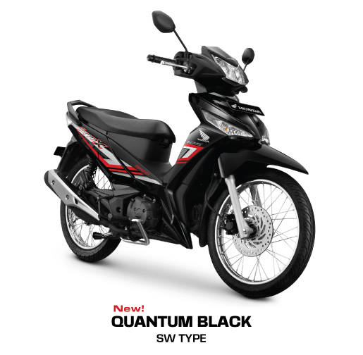 Motor honda supra x 125 quantum black tipe sw.