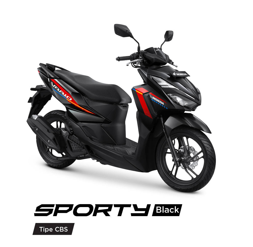 Motor honda vario sporty, black tipe cbs.